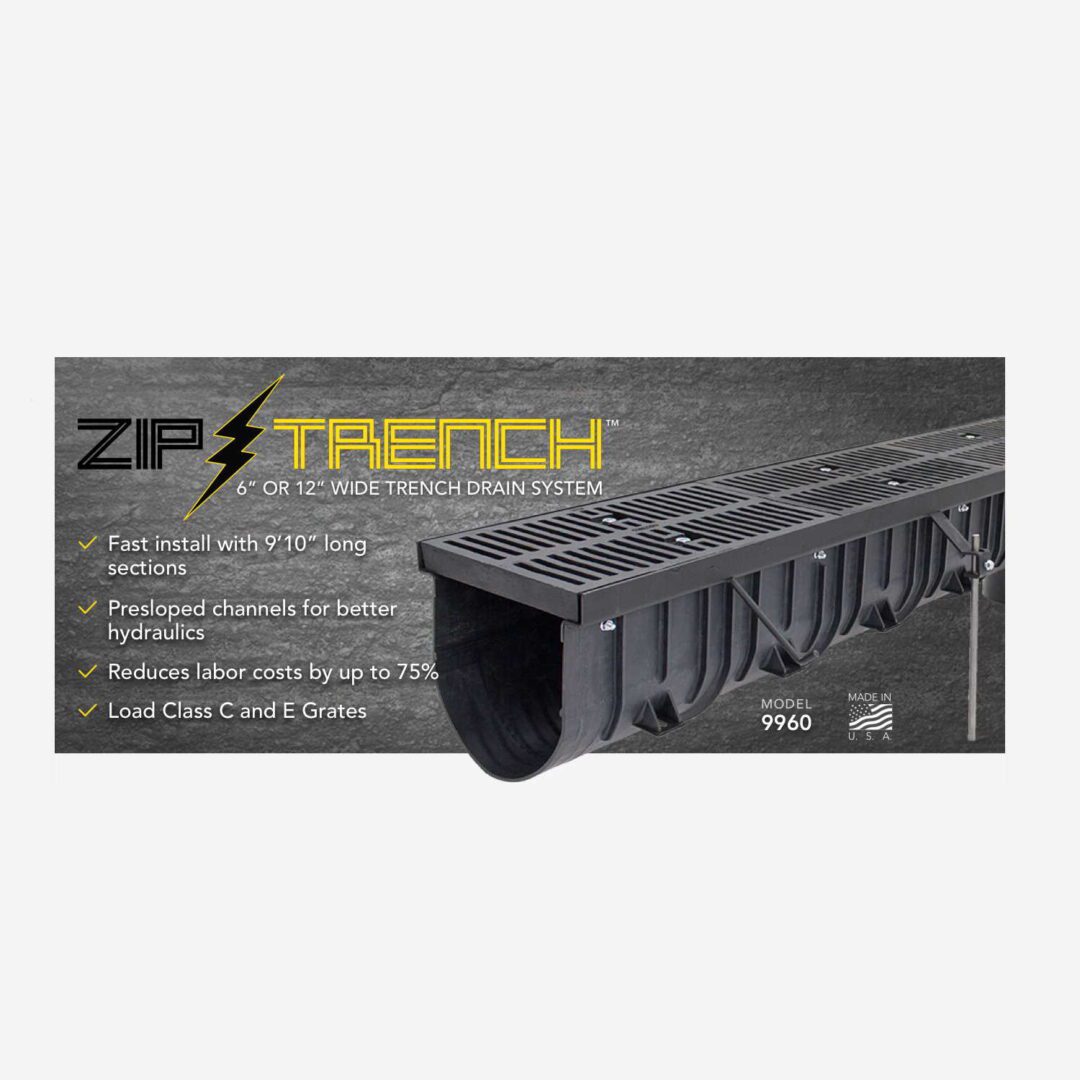 Zip Trench™ – Polypropylene Trench Drains